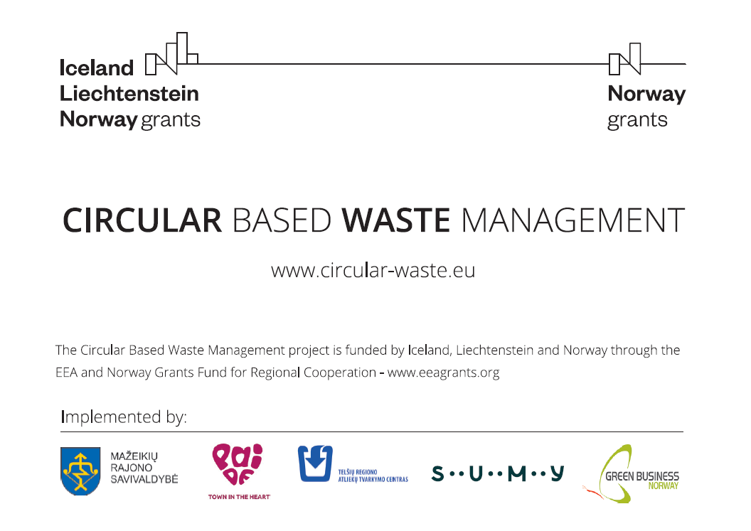 Circular Based Waste Management projekt