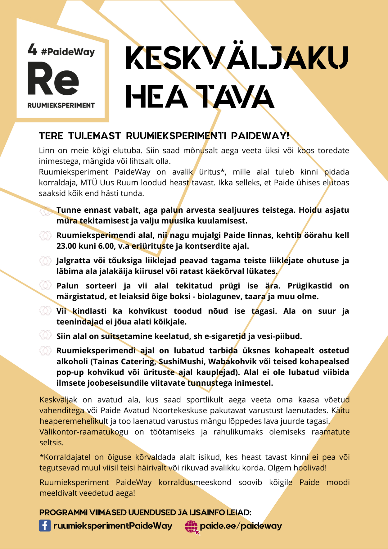 Keskväljaku hea tava